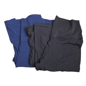 Offline by Aerie Flare Hi-Rise Yoga Stretch Pants Black Navy Bundle of 2 Size M